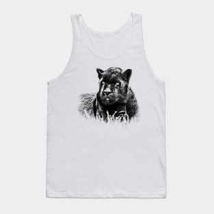 Black jaguar Tank Top